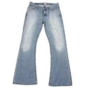 Y2K Abercrombie & Fitch Womens Size 4S Light Wash Denim Jeans Button Fly